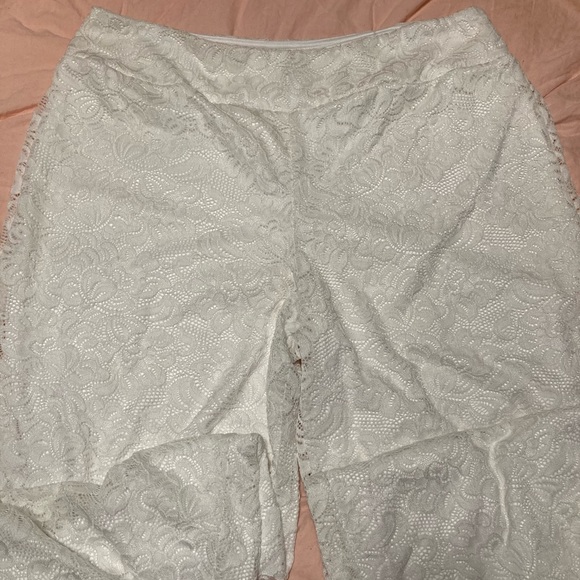 Lace Wide Leg Lace Lined Pants NWT - Picture 1 of 10